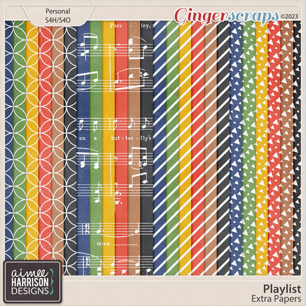 Playlist Extra Papers by Aimee Harrison