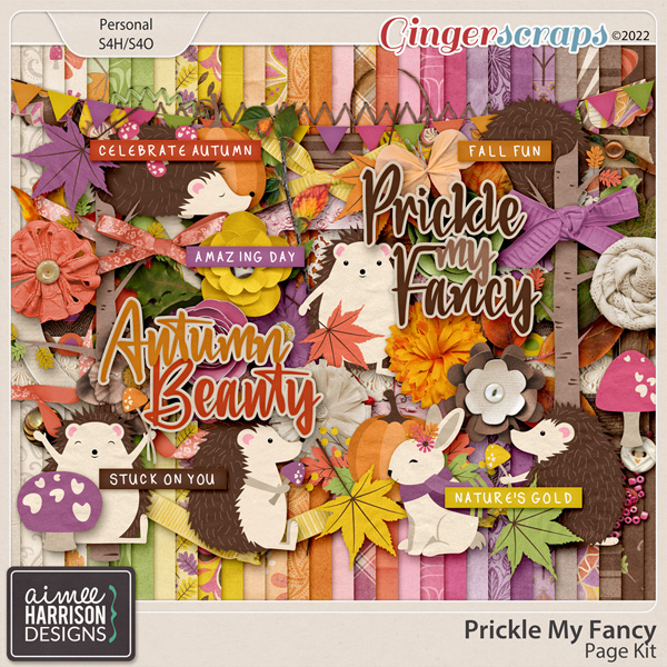 Prickle My Fancy Page Kit by Aimee Harrison