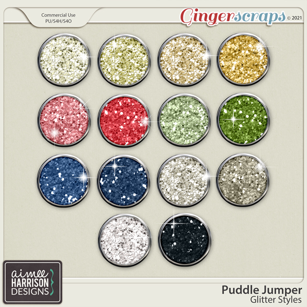 Puddle Jumper Glitters by Aimee Harrison
