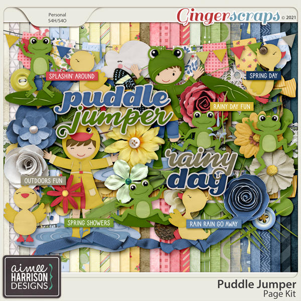 Puddle Jumper Page Kit by Aimee Harrison