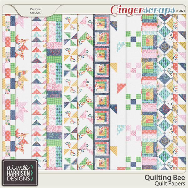 Quilting Bee Quilt Papers by Aimee Harrison