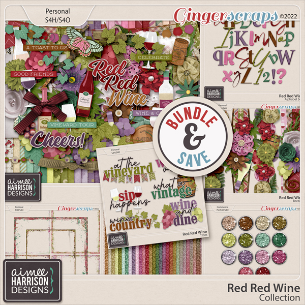 Red Red Wine Collection by Aimee Harrison