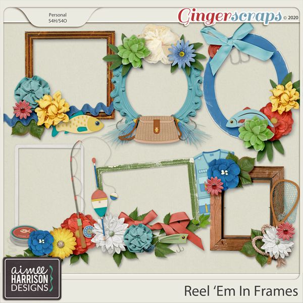 Reel Em In Frame Clusters by Aimee Harrison