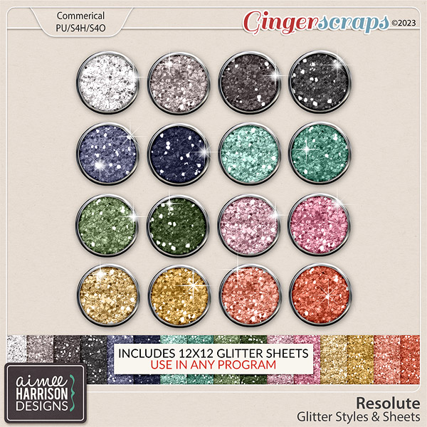 Resolute Glitters by Aimee Harrison