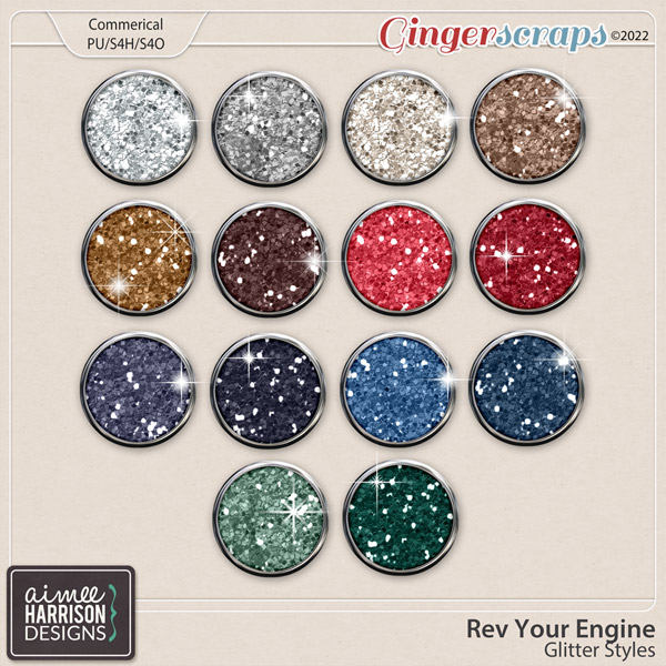 Rev your Engine Glitters by Aimee Harrison