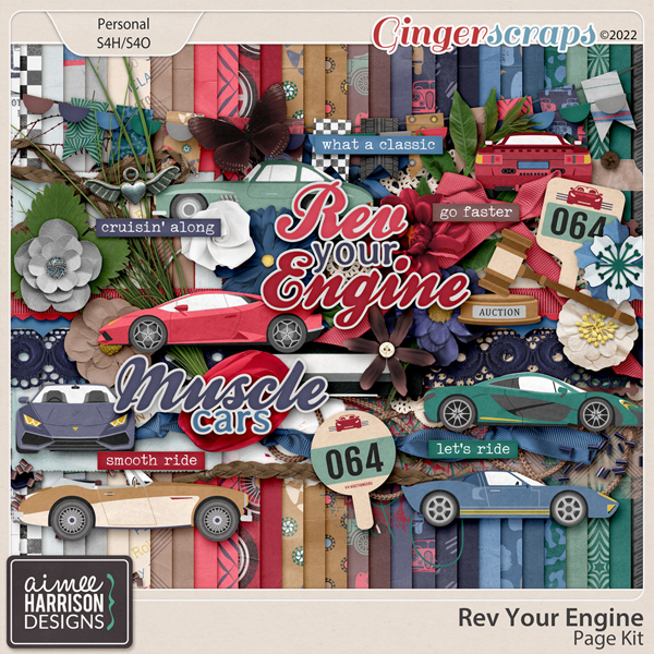Rev your Engine Page Kit by Aimee Harrison