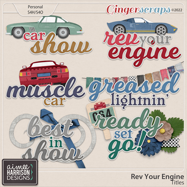 Rev your Engine Titles by Aimee Harrison