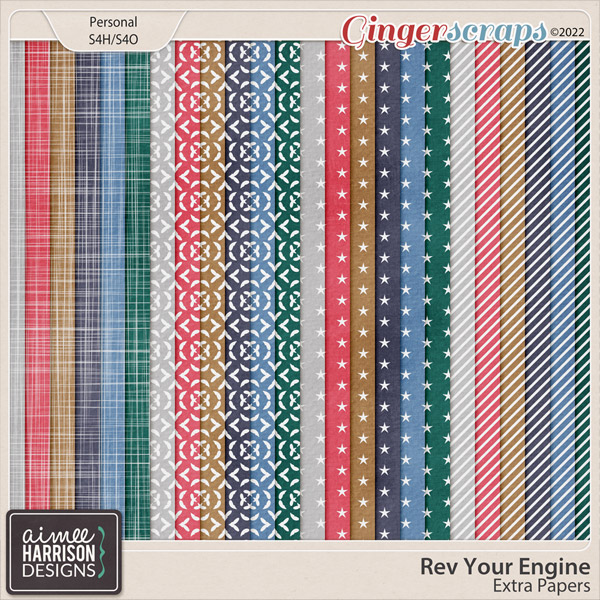 Rev your Engine Extra Papers by Aimee Harrison