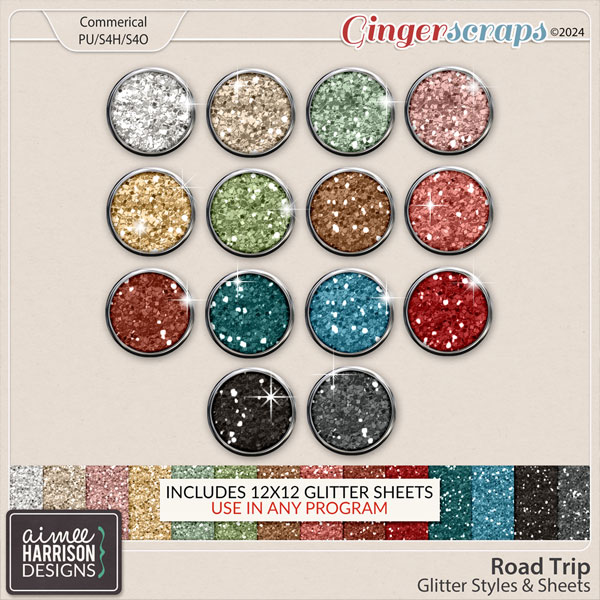 Road Trip Glitters by Aimee Harrison
