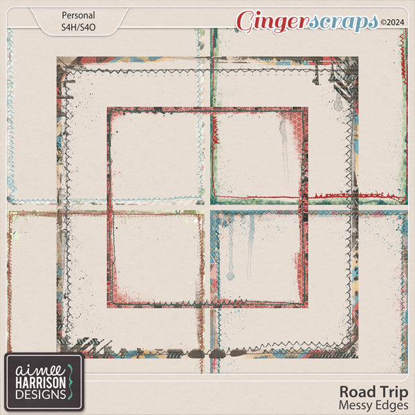 Road Trip Messy Edges by Aimee Harrison