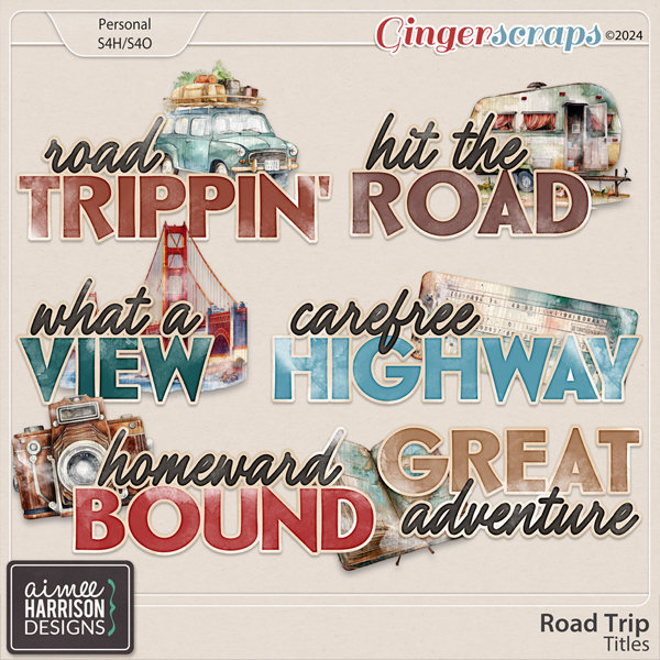 Road Trip Titles by Aimee Harrison