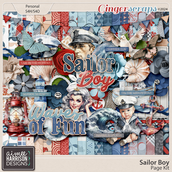 Sailor Boy Page Kit by Aimee Harrison