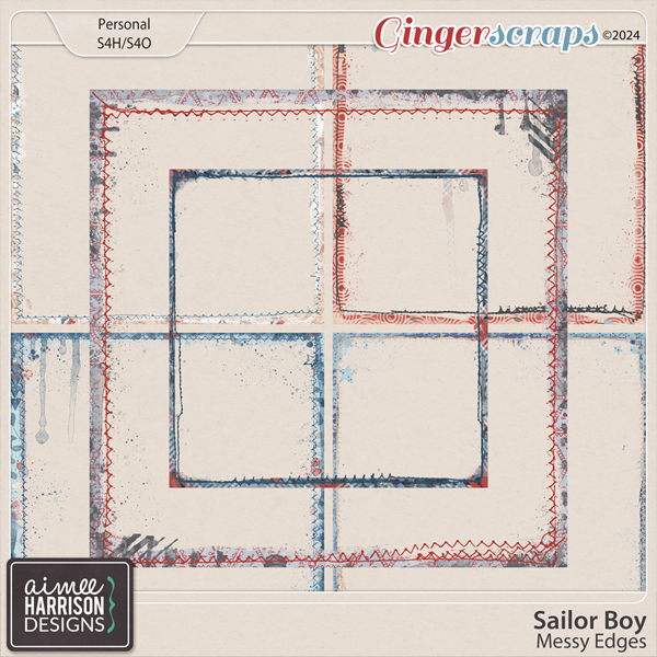 Sailor Boy Messy Edges by Aimee Harrison