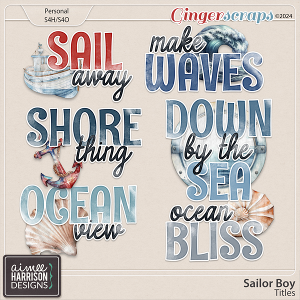 Sailor Boy Titles by Aimee Harrison