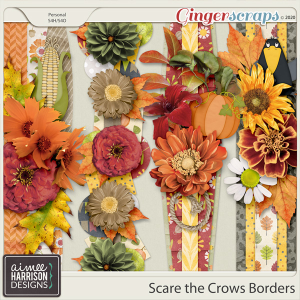 Scare the Crows Borders by Aimee Harrison