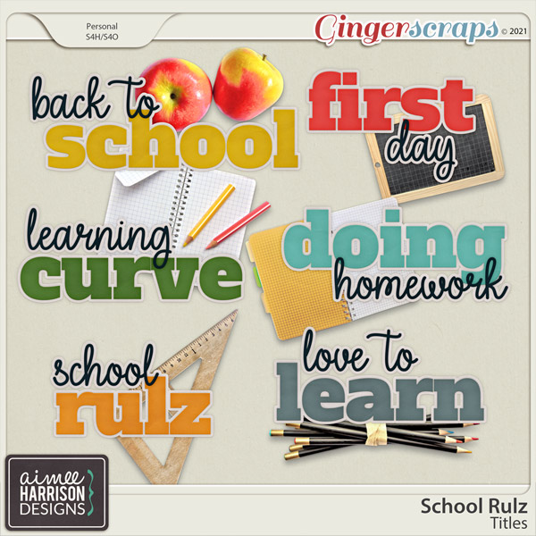 School Rulz Titles by Aimee Harrison