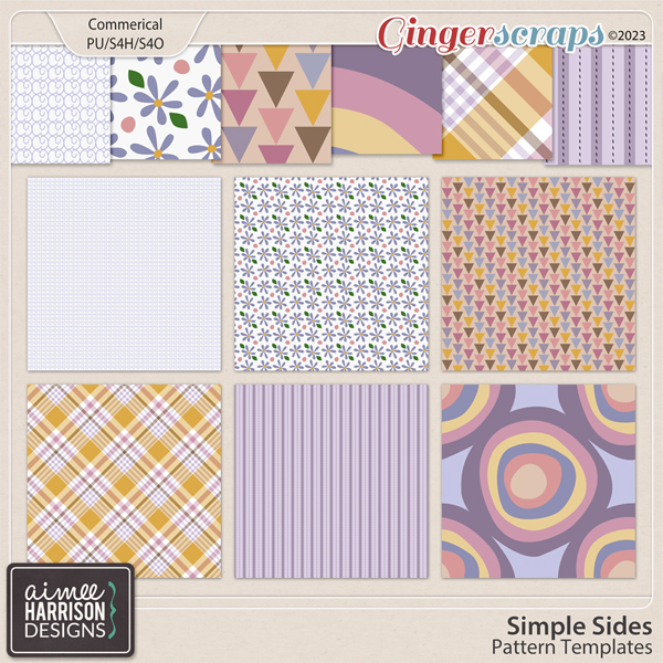 Simple Sides Layered Patterns by Aimee Harrison