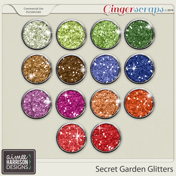 Secret Garden Glitters by Aimee Harrison