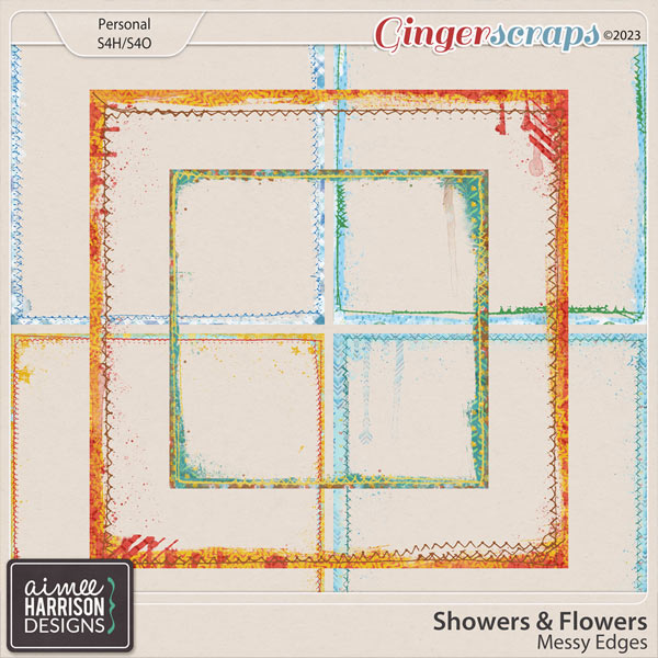 Showers & Flowers Messy Edges by Aimee Harrison