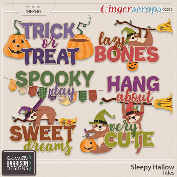 Sleepy Hallow Titles by Aimee Harrison