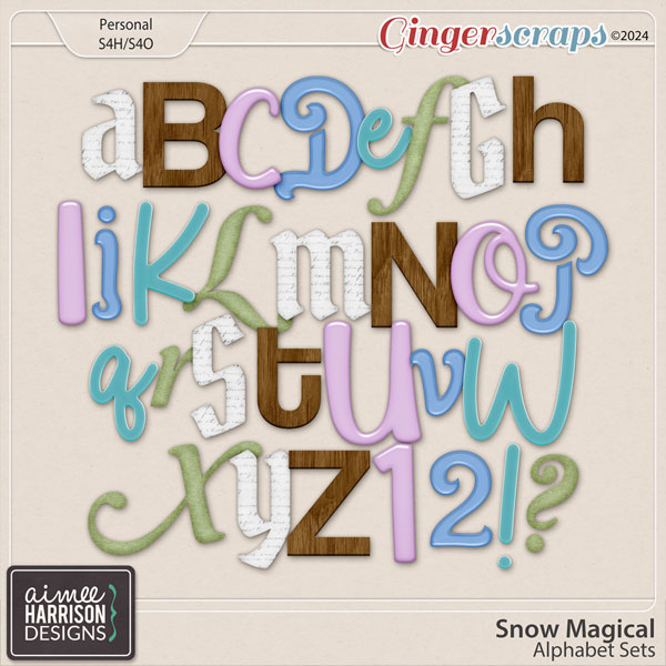 Snow Magical Alpha Sets by Aimee Harrison