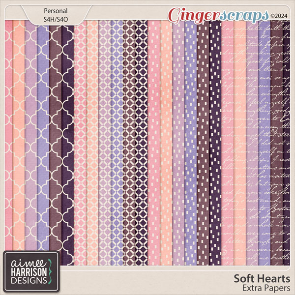 Soft Hearts Extra Papers by Aimee Harrison