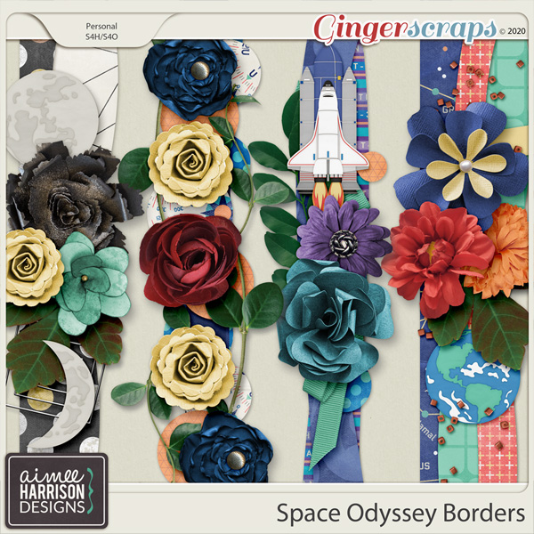 Space Odyssey Borders by Aimee Harrison