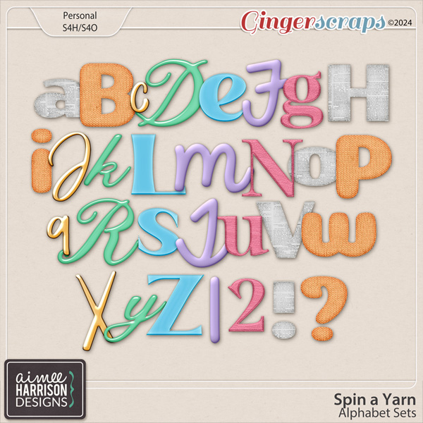 Spin a Yarn Alpha Sets by Aimee Harrison
