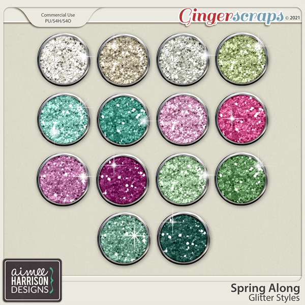 Spring Along Glitters by Aimee Harrison