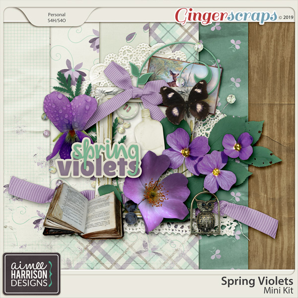 Spring Violets Mini Kit by Aimee Harrison