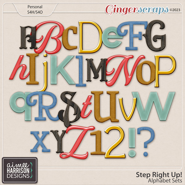 Step Right Up! Alpha Sets by Aimee Harrison
