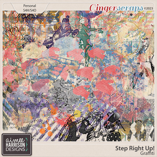 Step Right Up! Graffiti by Aimee Harrison