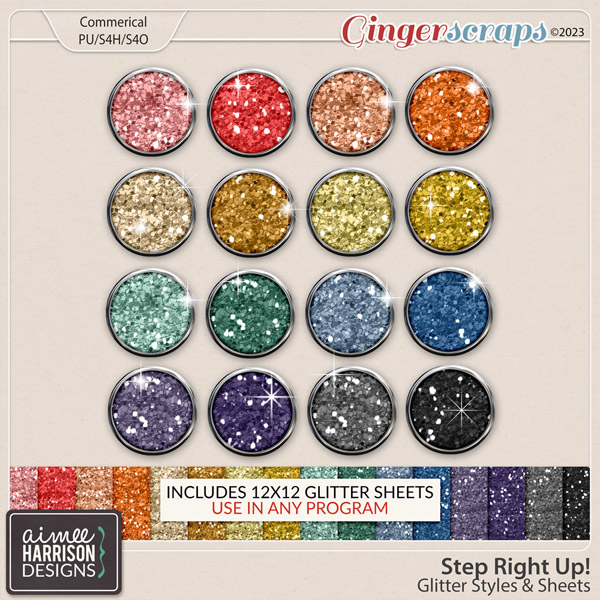 Step Right Up! Glitters by Aimee Harrison