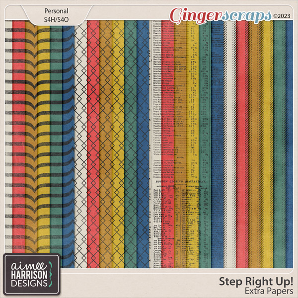 Step Right Up! Extra Papers by Aimee Harrison