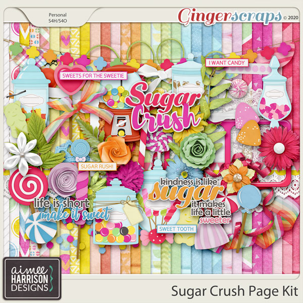 Sugar Crush Page Kit by Aimee Harrison