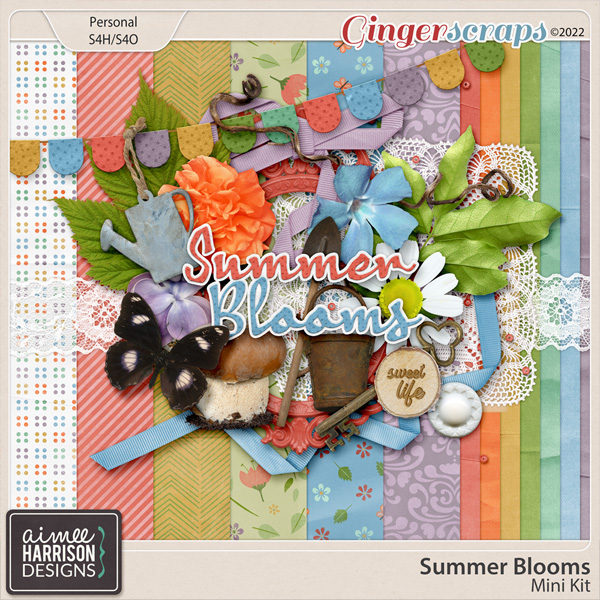 Summer Blooms Mini Kit by Aimee Harrison