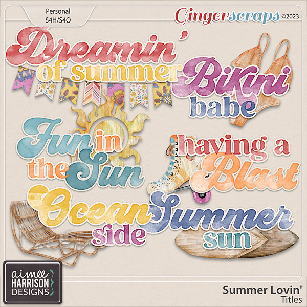 Summer Lovin' Titles by Aimee Harrison