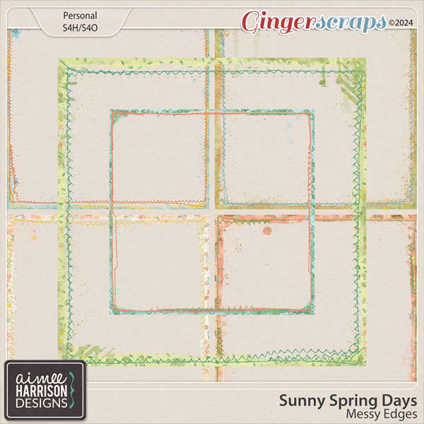 Sunny Spring Days Messy Edges by Aimee Harrison