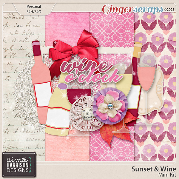 Sunset and Wine Mini Kit by Aimee Harrison