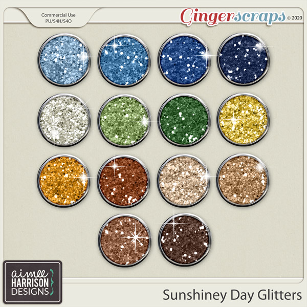 Sunshiney Day Glitters by Aimee Harrison