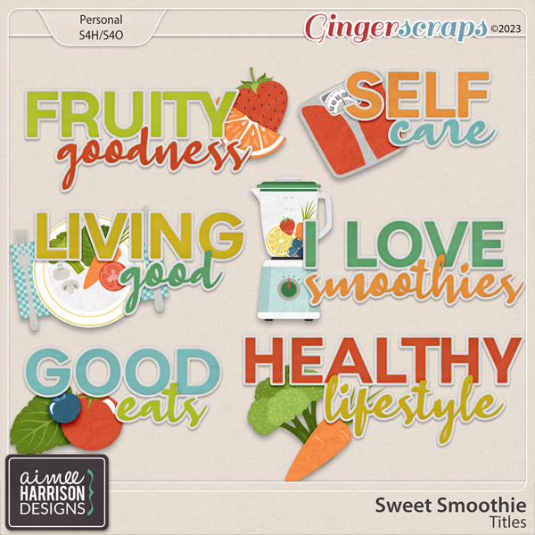 Sweet Smoothie Titles by Aimee Harrison