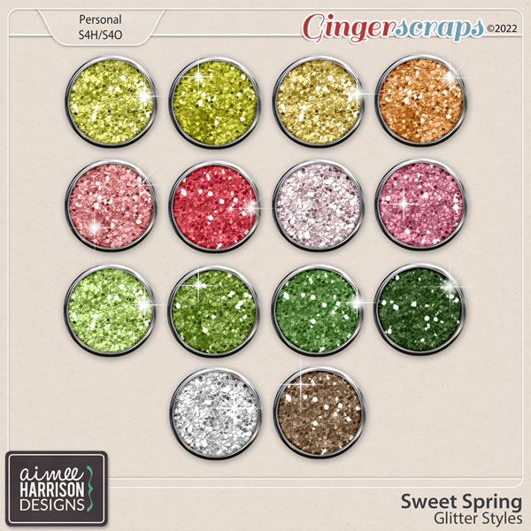 Sweet Spring Glitters by Aimee Harrison