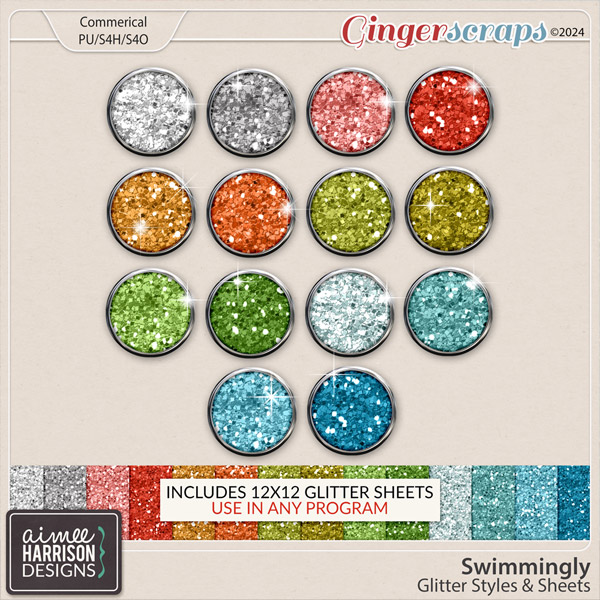 Swimmingly Glitters by Aimee Harrison