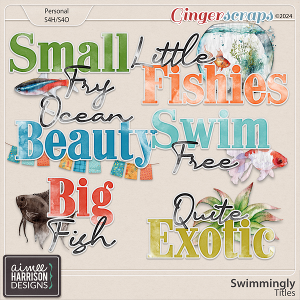 Swimmingly Titles by Aimee Harrison