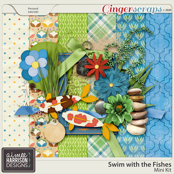 Swim with the Fishes Mini Kit by Aimee Harrison