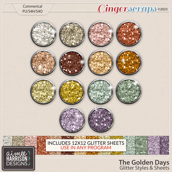 The Golden Days Glitters by Aimee Harrison