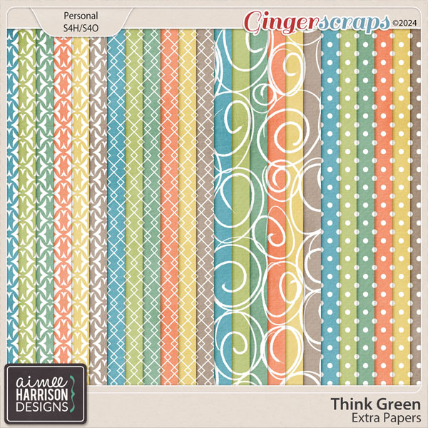 Think Green Extra Papers by Aimee Harrison