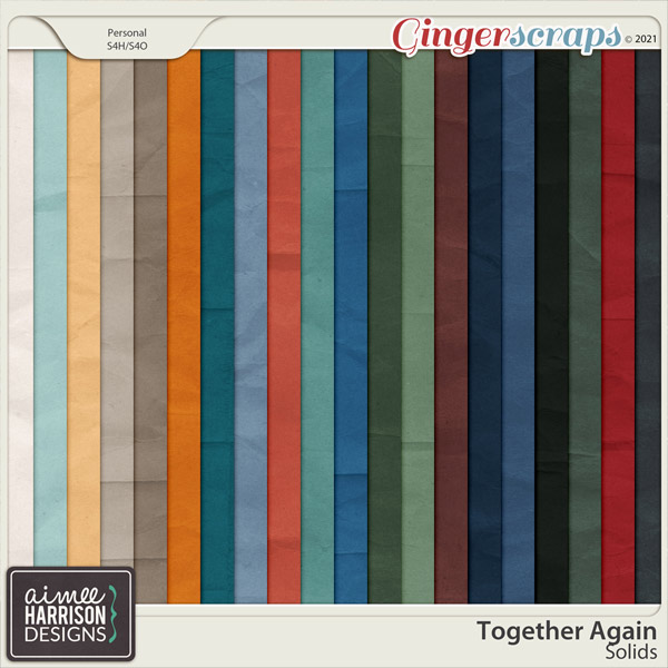 Together Again Solid Papers by Aimee Harrison