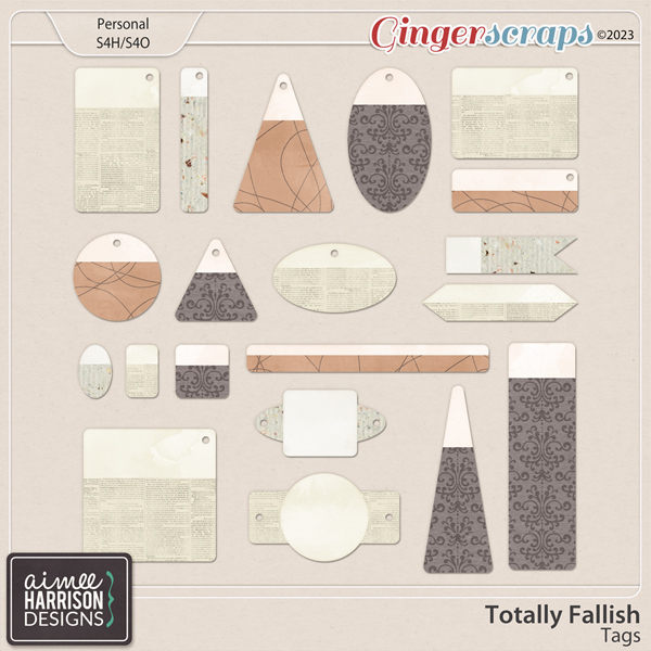 Totally Fallish Tags by Aimee Harrison