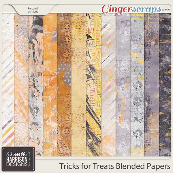 Tricks for Treats Blended Papers by Aimee Harrison